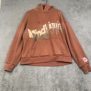 Vintage Mind Liquid Studio Rare Liquid Words art brown hoodie sweatshirt